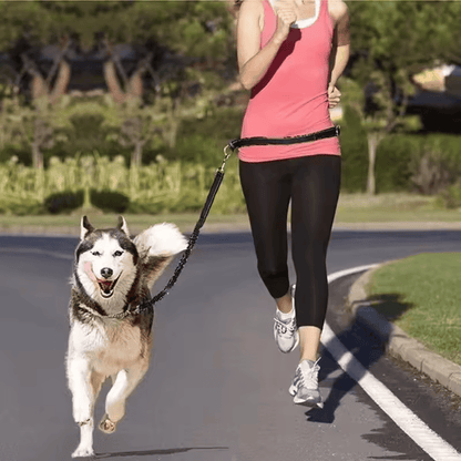 TailTrail™ Hands-Free Dog Leash | Waist Belt + Storage Pouch